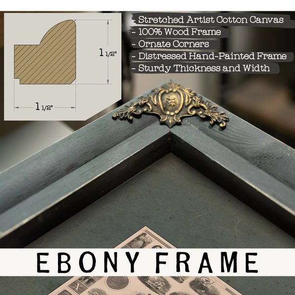 Three 1833 1837 — Framed Wall Art Room View | Bella Frye