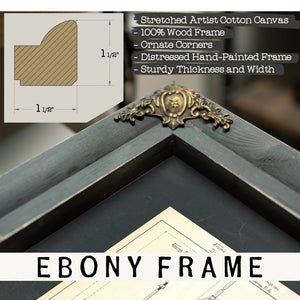 The Diamond Shoal Apparatus — Engineering Schematic for the Graveyard of the Atlantic — Framed Wall Art Room View | Bella Fry