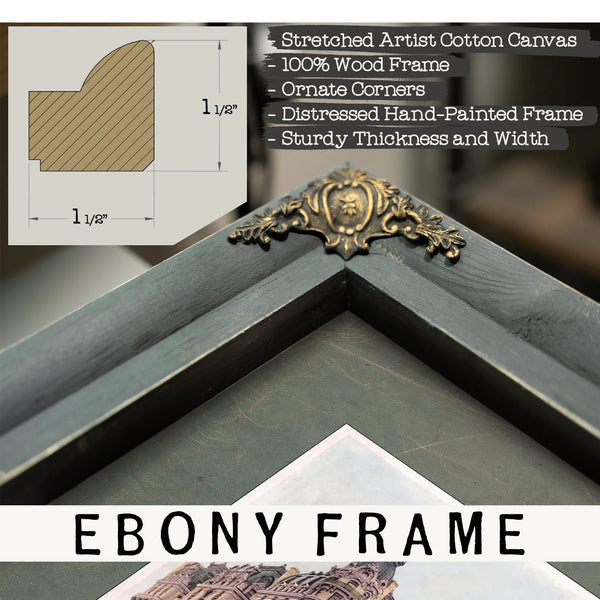 The Ansonia Gilded Age Monument to Manhattan Grandeur — Framed Wall Art Room View | Bella Frye