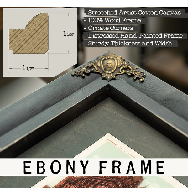 The Gilded Palace Where Astors Built Their Empire in Brick and Ambition — Framed Wall Art Room View | Bella Frye