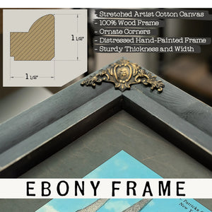 The Gothic Spires of Fifth Avenue a Monument in Stone and Shadow — Framed Wall Art Room View | Bella Frye