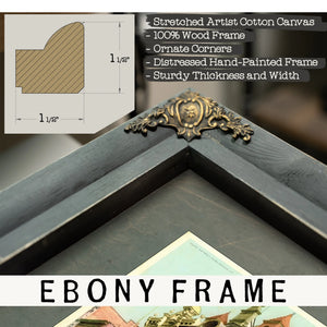 The Gilded Balconies of Mott Street — Framed Wall Art Room View | Bella Frye