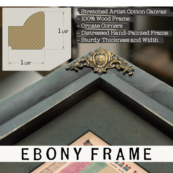 Abraham Lincoln the Martyr President 1865 — Framed Wall Art Room View | Bella Frye