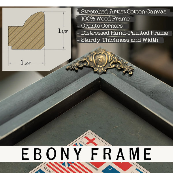 Goffs Evolution of the American Flag 197 — Framed Wall Art Room View | Bella Frye