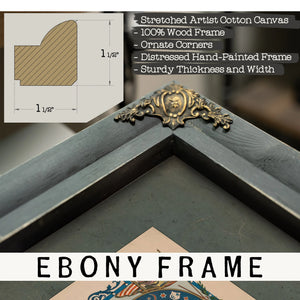 Grand Army of the Republic Veteran 1861 1866 1885 — Framed Wall Art Room View | Bella Frye