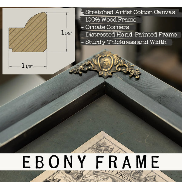 Anti Prohibition 1888 — Framed Wall Art Room View | Bella Frye