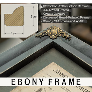 The Barbers Instrument Patent No. 51619 — Framed Wall Art Room View | Bella Frye