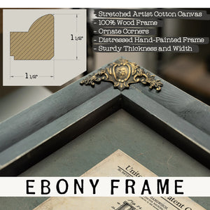 The Brewmasters Contraption — Patent Archive Print — Verdigris Framed Canvas Print | Bella Frye