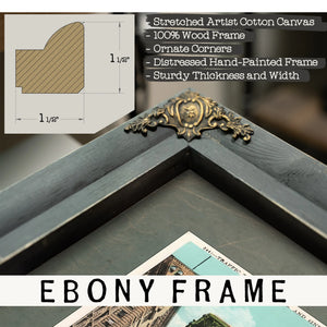 The Bronze Sentinel of Fifth Avenue — Framed Wall Art Room View | Bella Frye