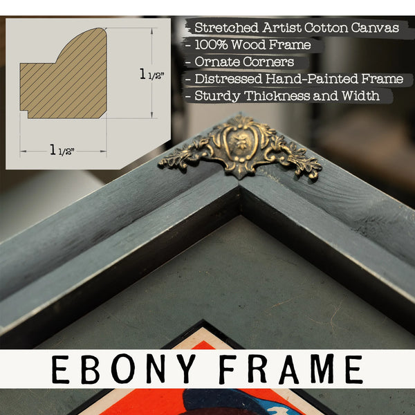 Leaf Babe Ruth — Framed Wall Art Room View | Bella Frye