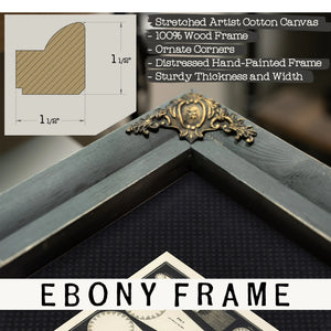 The Celestial Shadow Mechanics Victorian Eclipse Diagram — Framed Wall Art Room View | Bella Frye