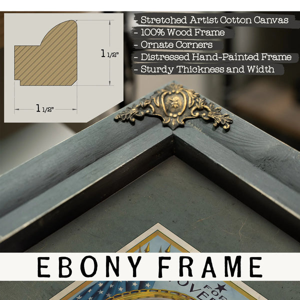 For Governor Elliot Danforth 1898 — Framed Wall Art Room View | Bella Frye