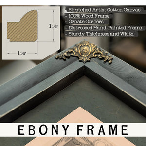 Portrait of General Lafayette and a View of His Landing in New York in 1824 1899 — Framed Wall Art Room View | Bella Frye