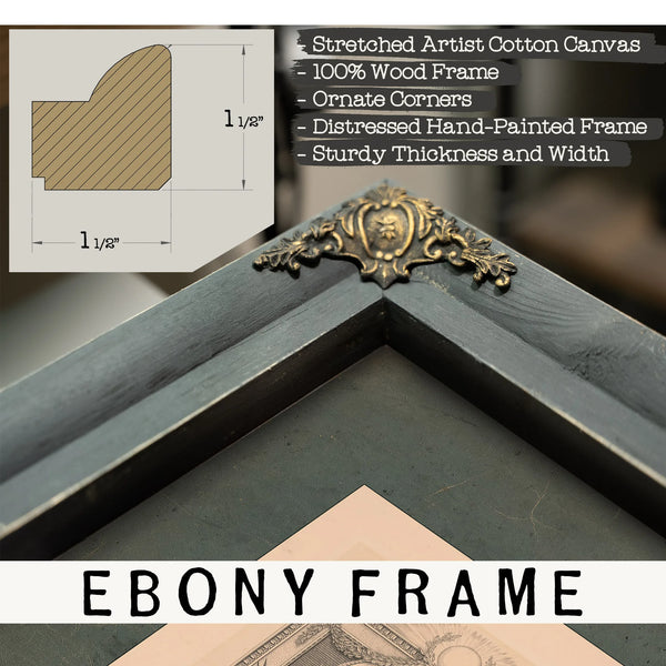 Portrait of General Lafayette and a View of His Landing in New York in 1824 1899 — Framed Wall Art Room View | Bella Frye