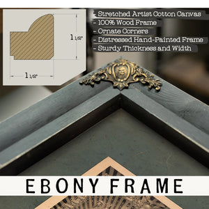 Historical National Masterpiece of Art 1876 — Framed Wall Art Room View | Bella Frye