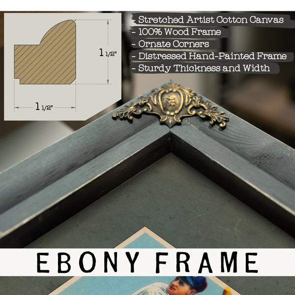 Lougehriggoudeycard — Framed Wall Art Room View | Bella Frye