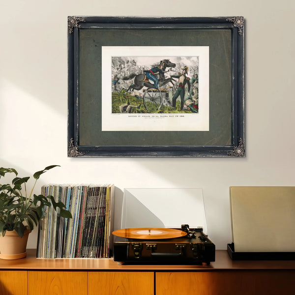 Battle of Resaca De La Palma May 9th 1846 Capture of Genl Vega by the Gallan — Framed Wall Art Room View | Bella Frye