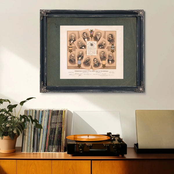 Commanders in Chief of the Grand Army of the Republic 1885 — Framed Wall Art Room View | Bella Frye