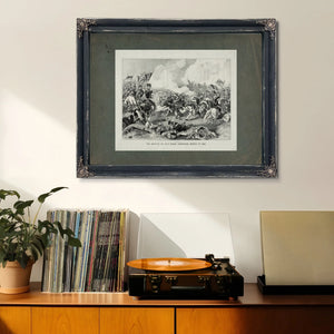 Battle of Pea Ridge Arkansas March 8th 1862 1862 — Framed Wall Art Room View | Bella Frye