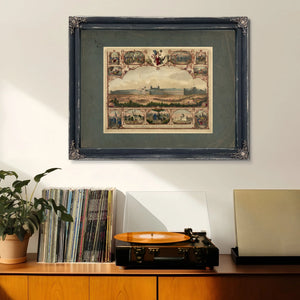 1776 Centennial International Exhibition 1876 History of the United States 18 — Framed Wall Art Room View | Bella Frye