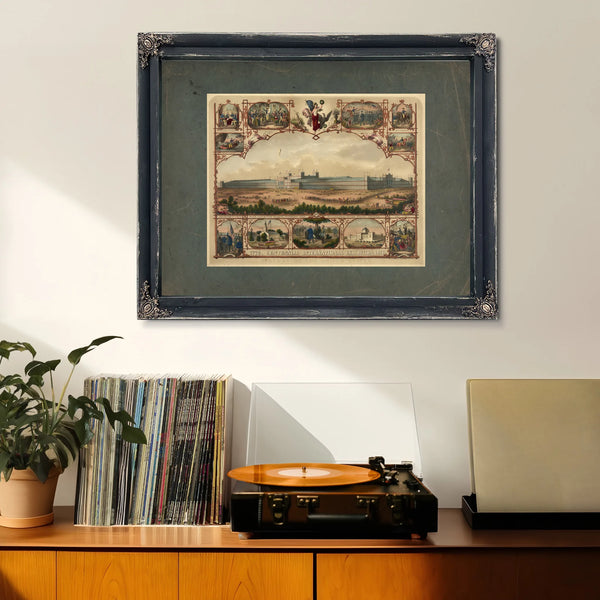 1776 Centennial International Exhibition 1876 History of the United States 18 — Framed Wall Art Room View | Bella Frye