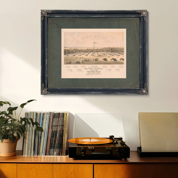 Camp Meigs 861 — Framed Wall Art Room View | Bella Frye