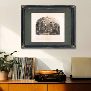 Last Words of Captain Nathan Hale the Hero Martyr of the American Revolution — Framed Wall Art Room View | Bella Frye
