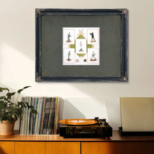 Souvenir Square Usa 1912 — Framed Wall Art Room View | Bella Frye