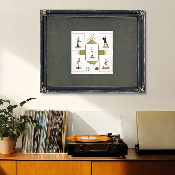 Souvenir Square Usa 1912 — Framed Wall Art Room View | Bella Frye