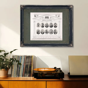 American Statesmen 1861 191 193 — Framed Wall Art Room View | Bella Frye