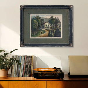 Chappaqua Farm West Chester County Ny the Residence of the Hon Horace Greely — Framed Wall Art Room View | Bella Frye