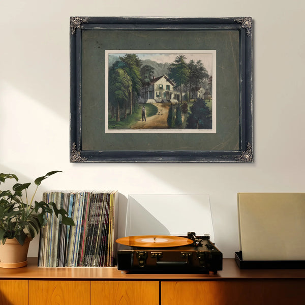 Chappaqua Farm West Chester County Ny the Residence of the Hon Horace Greely — Framed Wall Art Room View | Bella Frye