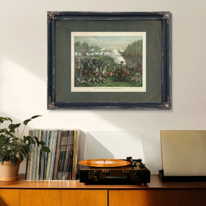 Battle of Opequan or Winchester Vasept 19 1864union_ Gen Sheridan Conf Gen E — Framed Wall Art Room View | Bella Frye