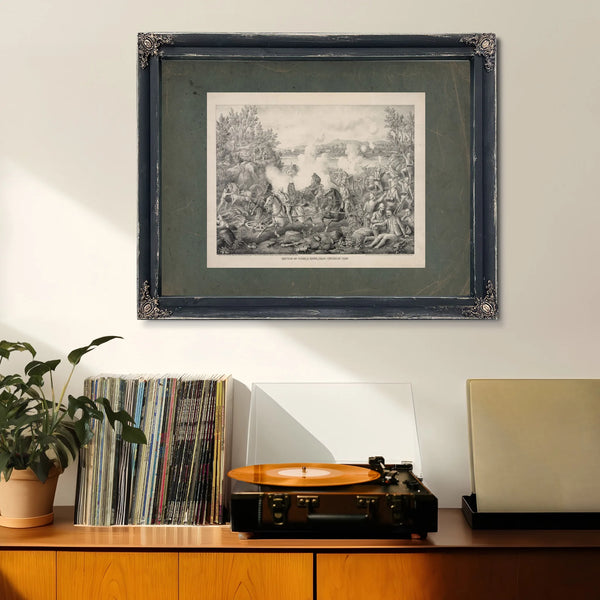 Battle of Tugela River Near Cheveley Camp 19th Century — Framed Wall Art Room View | Bella Frye