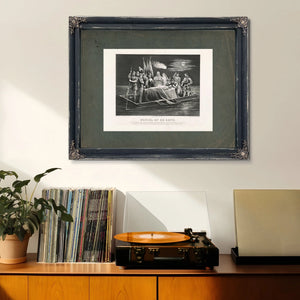 Burial of Desoto 1876 — Framed Wall Art Room View | Bella Frye