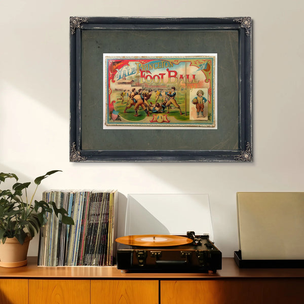Yale Princeton Game Illustrated 6f631 — Framed Wall Art Room View | Bella Frye