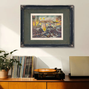 Last Charge and Capture of Port Arthur 19th Century — Framed Wall Art Room View | Bella Frye