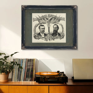 Grand National Democratic Banner_ 188 188 — Framed Wall Art Room View | Bella Frye