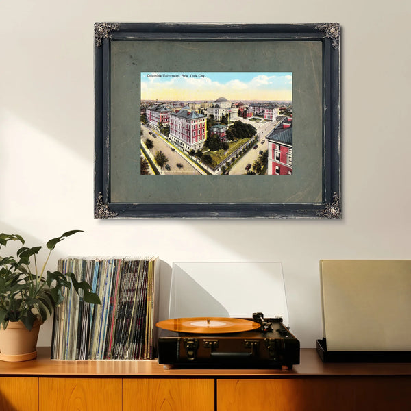 The Academy on Morningside Heights a Scholars Aerial Reverie — Framed Wall Art Room View | Bella Frye