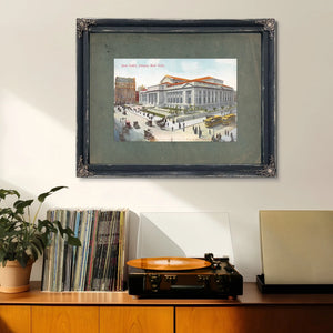 The Grand Repository New York Public Library Postcard — Framed Wall Art Room View | Bella Frye