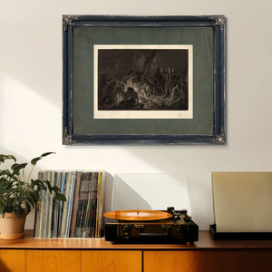 David Zeisberger Preaching to the Indians 1864 — Framed Wall Art Room View | Bella Frye