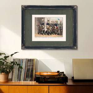 General Scotts Victorious Entry Into the City of Mexico Sept 14th 1847 1847 — Framed Wall Art Room View | Bella Frye