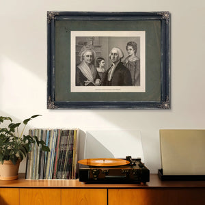George Washington at Mt Vernon 1889 — Framed Wall Art Room View | Bella Frye