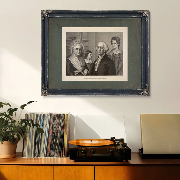 George Washington at Mt Vernon 1889 — Framed Wall Art Room View | Bella Frye