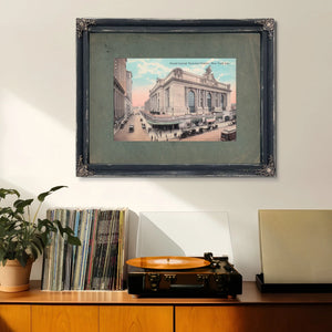 The Iron Cathedral Grand Central Terminal in the Age of Steam — Framed Wall Art Room View | Bella Frye