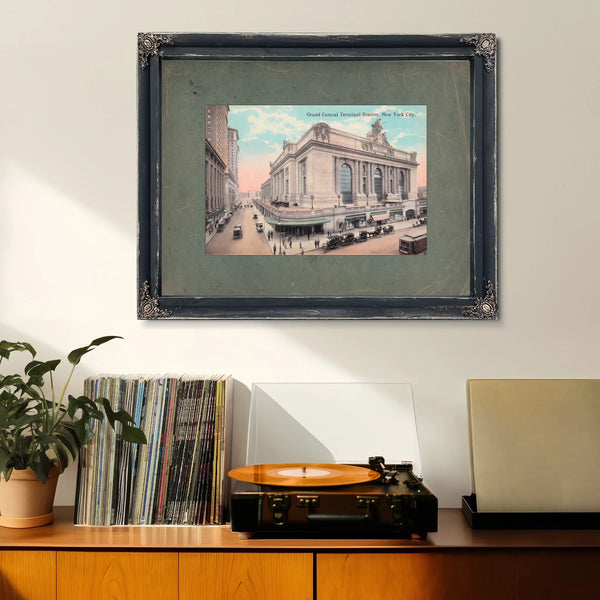 The Iron Cathedral Grand Central Terminal in the Age of Steam — Framed Wall Art Room View | Bella Frye