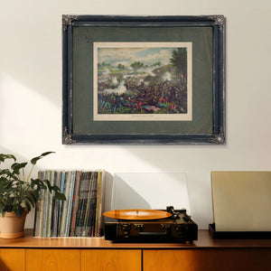 Battle of Bull Runjuly 21st 1861federal Gen Mcdowell Confederate Gen Beaureg — Framed Wall Art Room View | Bella Frye