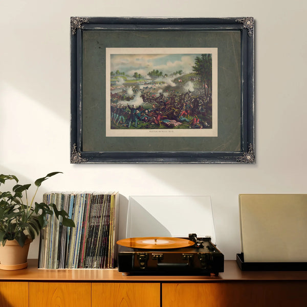Battle of Bull Runjuly 21st 1861federal Gen Mcdowell Confederate Gen Beaureg — Framed Wall Art Room View | Bella Frye