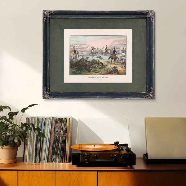 Battle of Mill El Renear the City of Mexicosept 8th 1847 1847 — Framed Wall Art Room View | Bella Frye