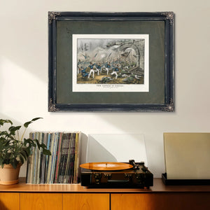 Battle of Mexico 1847 — Framed Wall Art Room View | Bella Frye